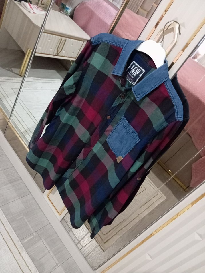 Erkek Çocuk Çok Renkli Uzun Kollu Gömlek - Görsel 5