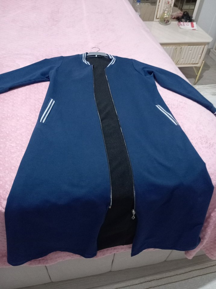 Lacivert Uzun Kollu kap - Görsel 5