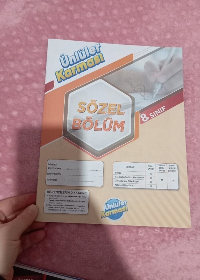 Test kitapları - Görsel 4