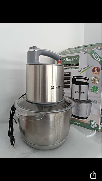 Hofmans 5 litre çelik kasa mutfak robotu?
