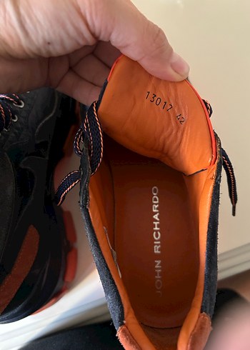 Turuncu Detaylı Erkek Spor Ayakkabı - Görsel 5