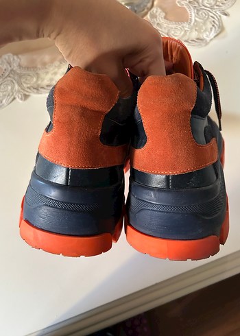 Turuncu Detaylı Erkek Spor Ayakkabı - Görsel 3