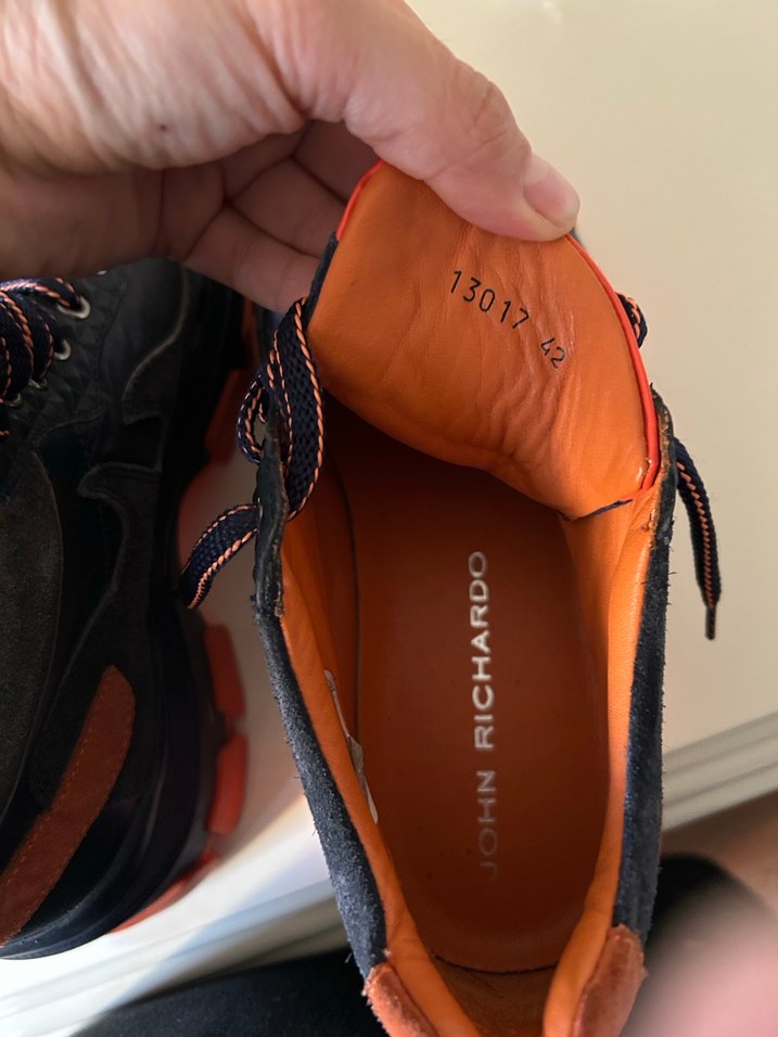 Turuncu Detaylı Erkek Spor Ayakkabı - Görsel 5