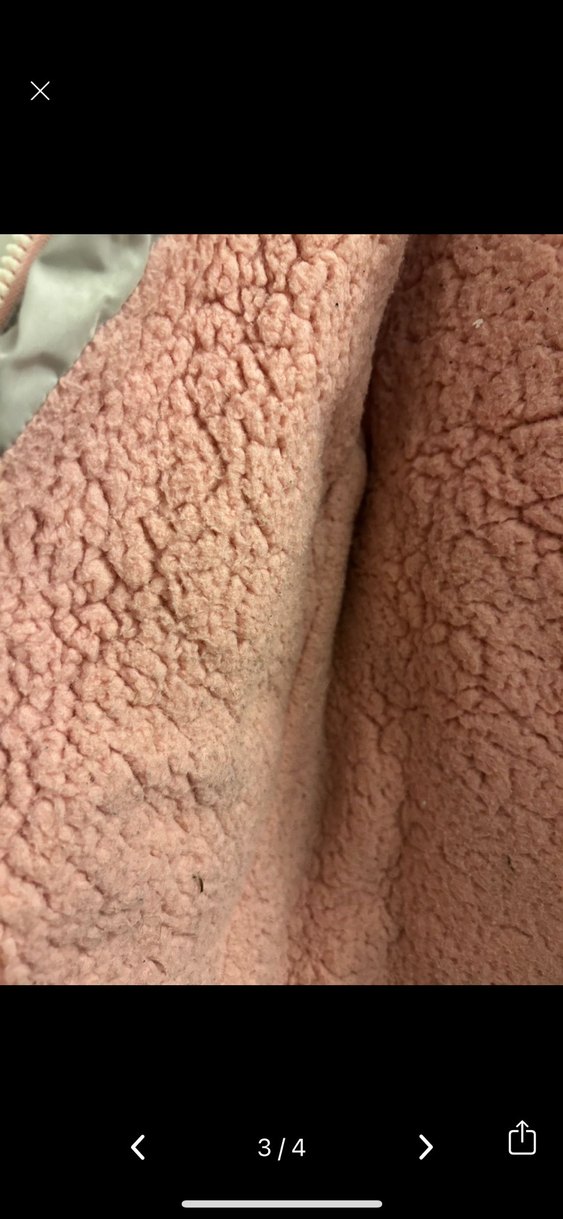 Kız Çocuk Gri Kapüşonlu Kürklü Kaban - Görsel 3