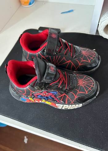 Renkli Erkek Çocuk Spor Ayakkabı - Kırmızı - Görsel 3