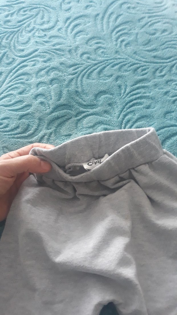 Erkek Çocuk Gri Sweatpants Rahat Kesim - Görsel 2