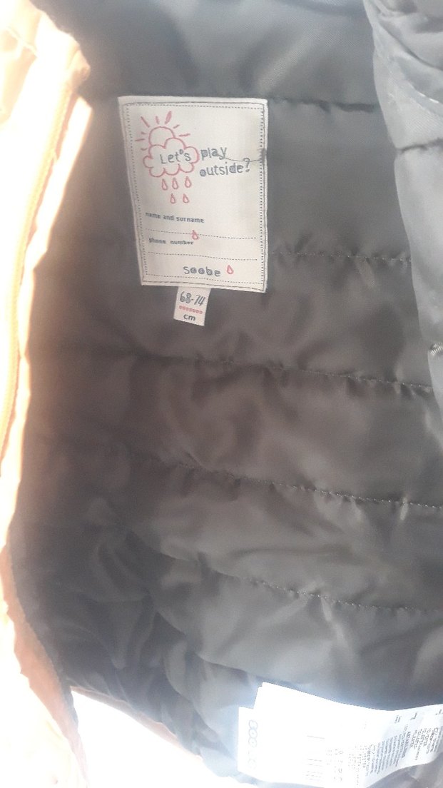 fermuarli Kahverengi Erkek Çocuk Mont - Görsel 2