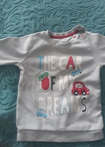 Gri Erkek Çocuk Baskılı Sweatshirt - Görsel 2