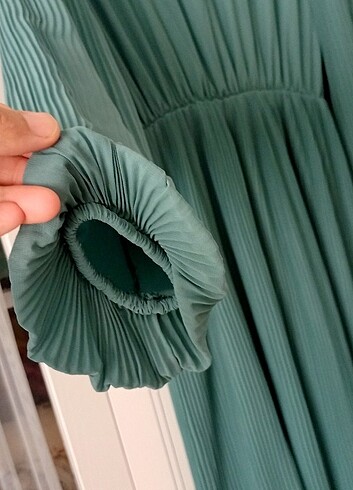 Su yeşili elbise - Görsel 7