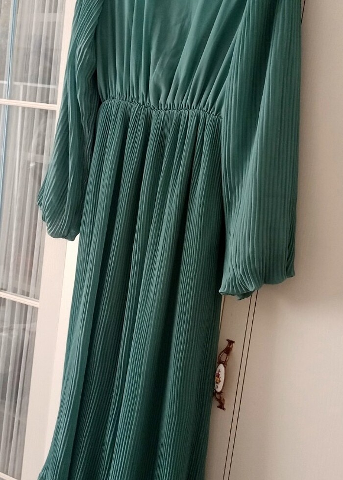 Su yeşili elbise - Görsel 2