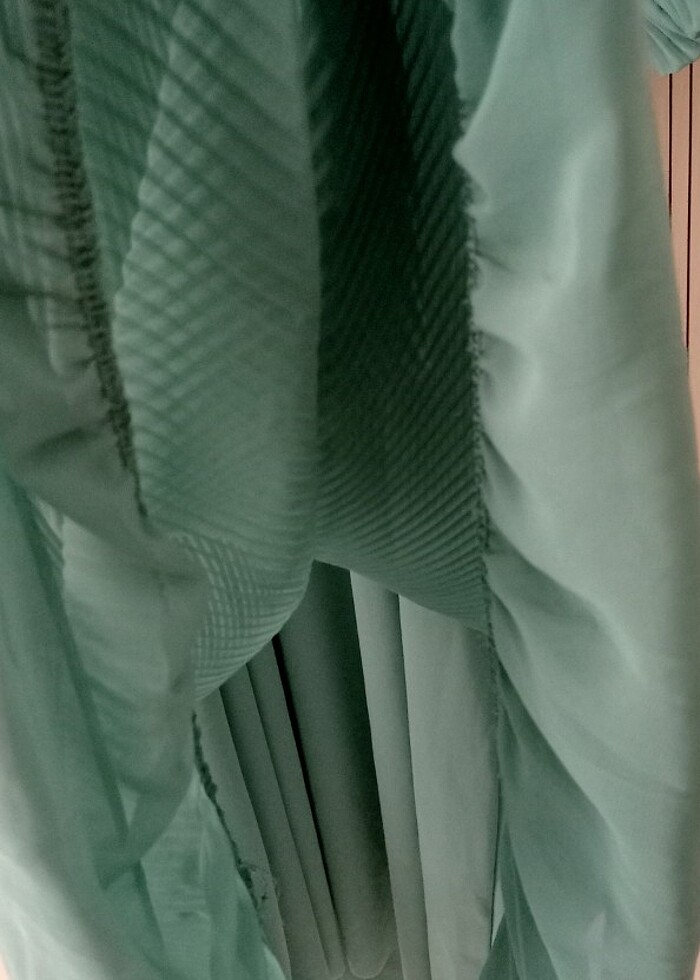 Su yeşili elbise - Görsel 5