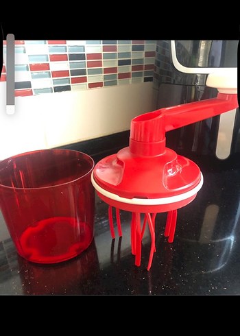 Beden Tupperware Kırmızı Manuel Mikser Karıştırıcı