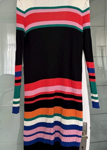 İpekyol Uzun Kollu Çok Renkli Çizgili Kadın Hırka - Görsel 2