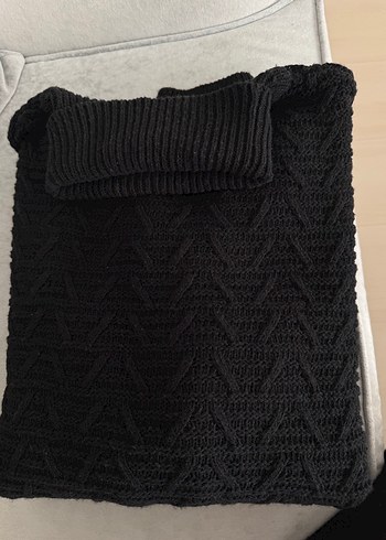 Siyah Erkek Boğazlı Kazak - Görsel 4