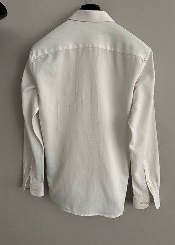 Erkek Beyaz Klasik Gömlek - Görsel 2