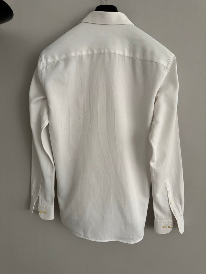 Erkek Beyaz Klasik Gömlek - Görsel 2