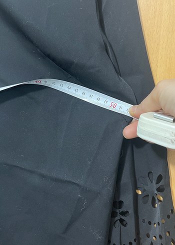 Dantel Detaylı Siyah Bohem Midi Elbise - Görsel 8