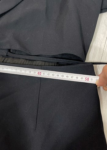 Siyah Midi Kadın Ofis Elbisesi - Görsel 7