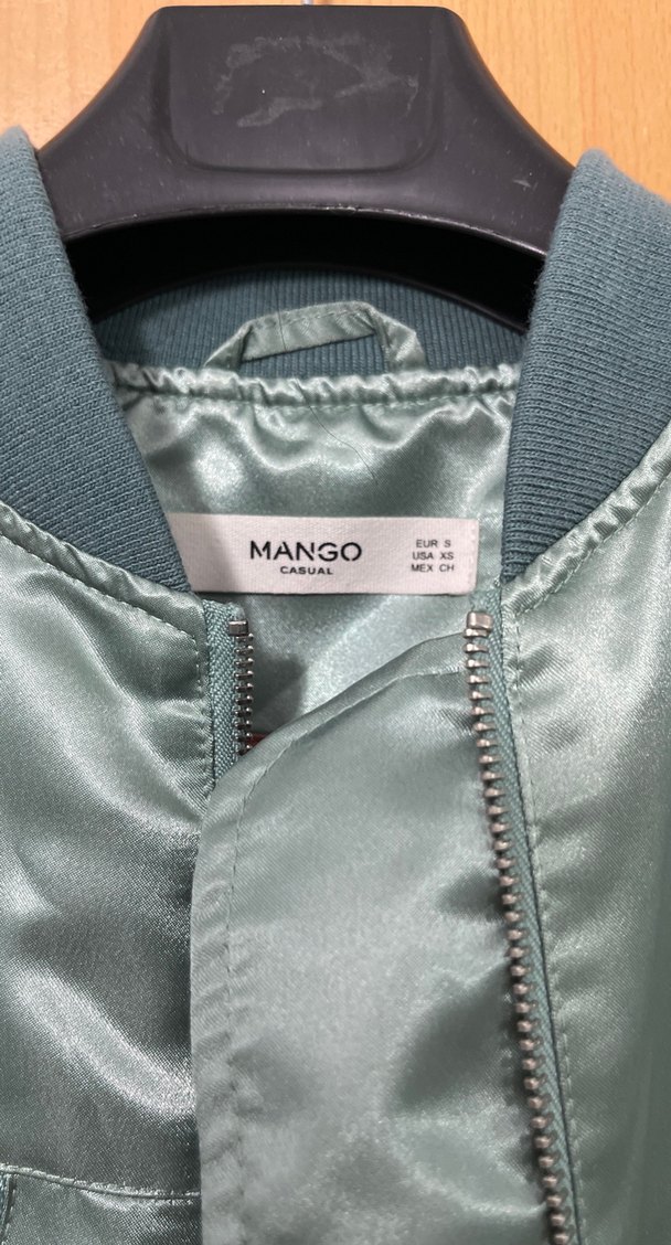 Parlak Yeşil Kadın Fermuarlı Street Wear Ceket - Görsel 4