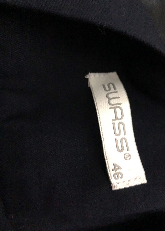 lacivert swass 46 beden pantolon etek - Görsel 3