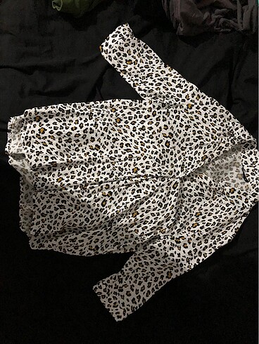 defacto leopar gömlek - Görsel 2