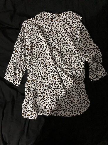 defacto leopar gömlek - Görsel 4