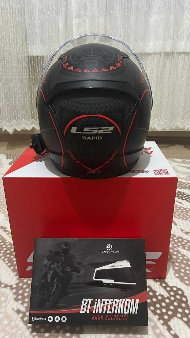 LS2 RAPİD İNTERKOMLU KASK - Görsel 5