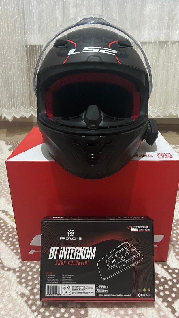 LS2 RAPİD İNTERKOMLU KASK - Görsel 2
