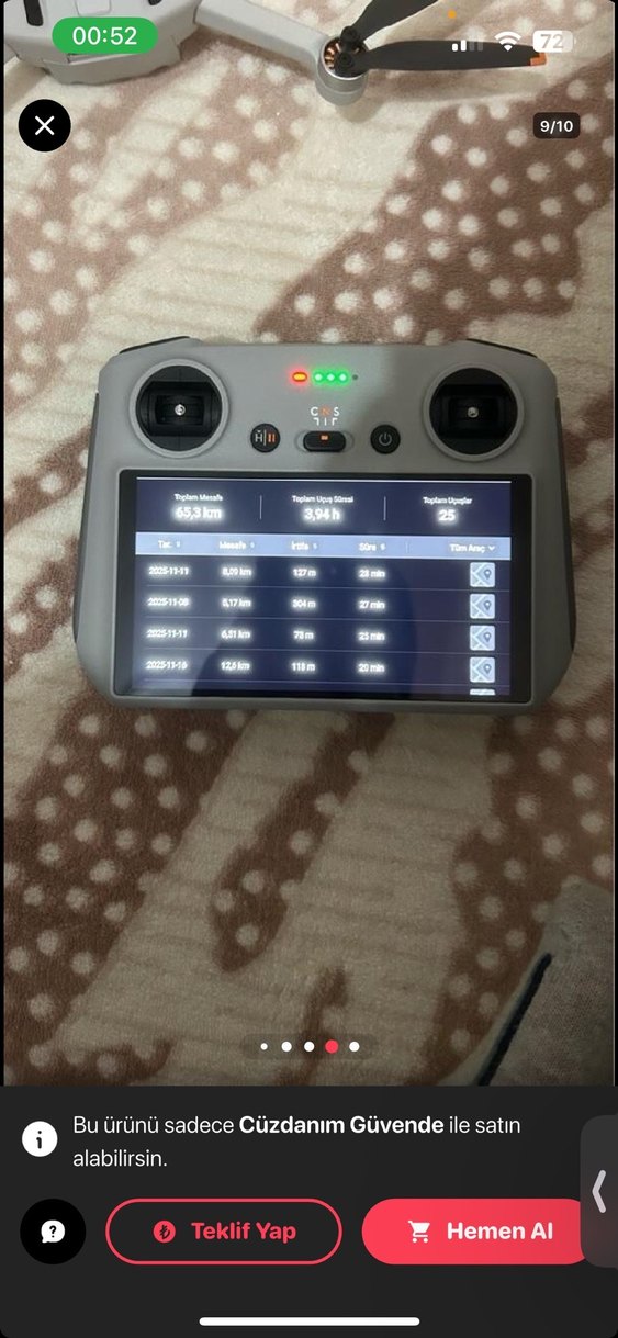 DJİ MİNİ 3  KOMBO DRONE - Görsel 4