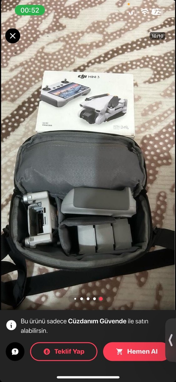 DJİ MİNİ 3  KOMBO DRONE - Görsel 5