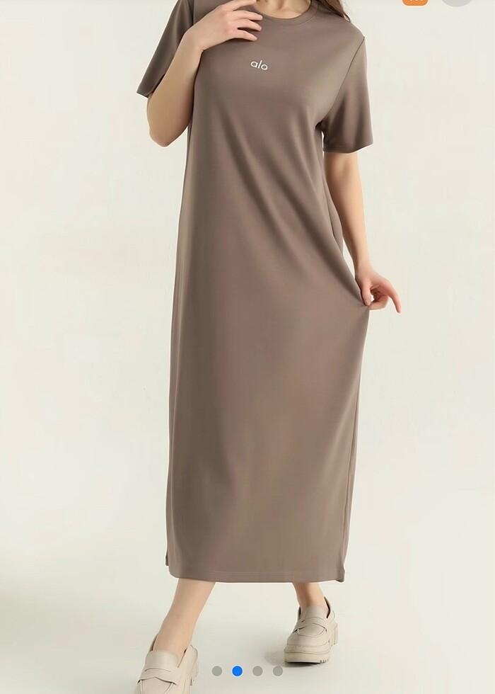 Modal tshirt elbise - Görsel 2