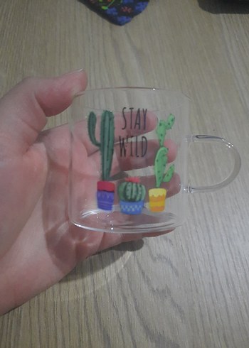 Şeffaf Cam Kulplu Fincan - Görsel 4