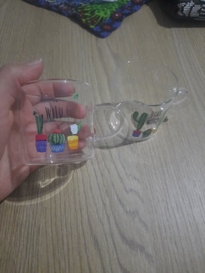 Şeffaf Cam Kulplu Fincan - Görsel 5