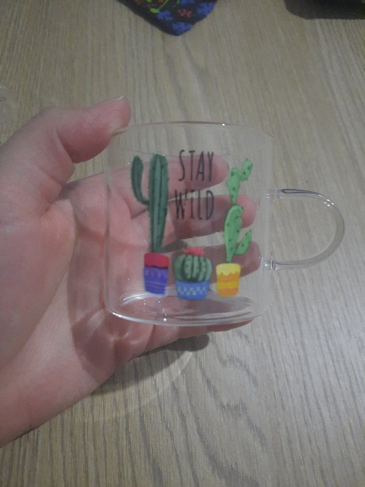 Şeffaf Cam Kulplu Fincan - Görsel 4