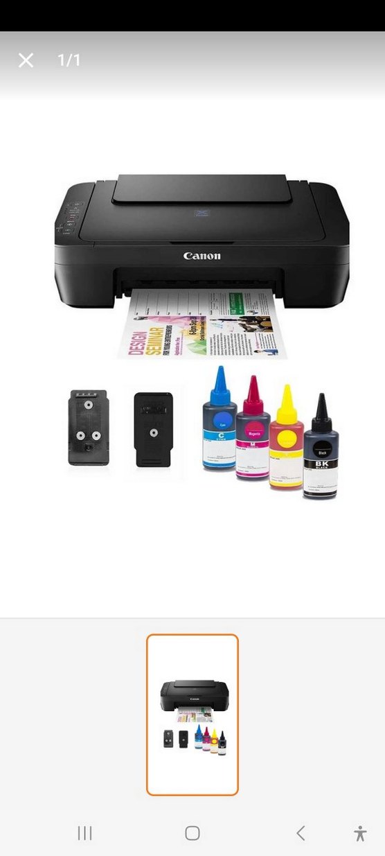 Canon Siyah Yazıcı Tarayıcı - Görsel 2