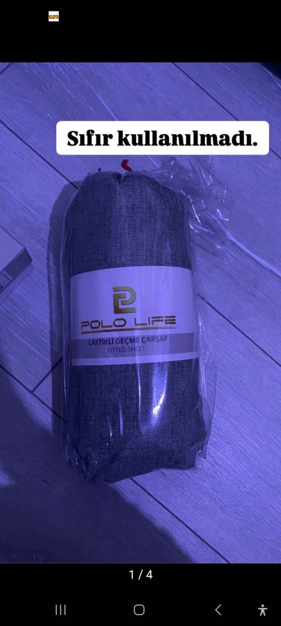 Ürünler Çift Kişilik Alez ve lastikli çarşaf - Görsel 4