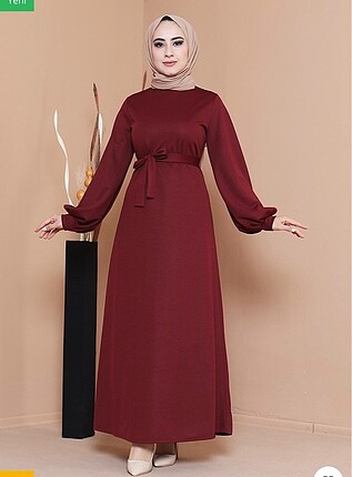 Bordo elbise