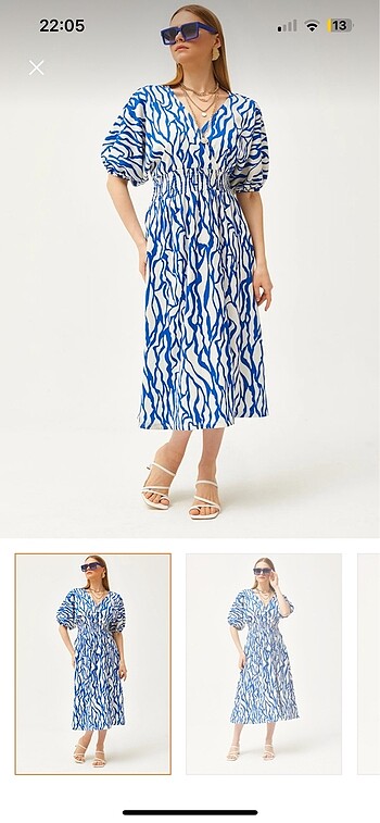 Mavi elbise - Görsel 2