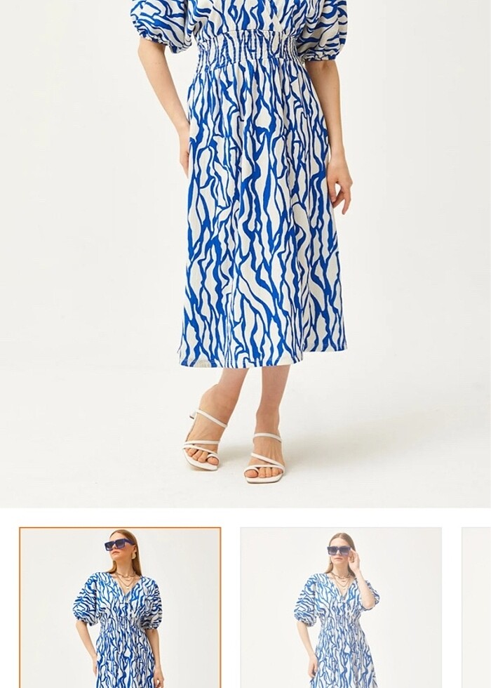 Mavi elbise - Görsel 2