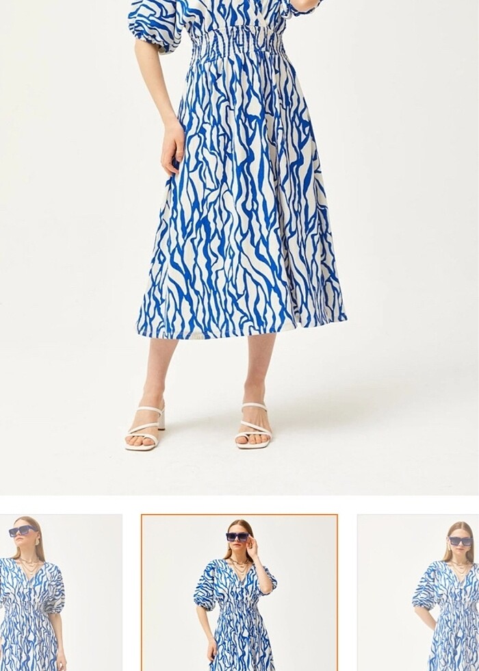 Mavi elbise - Görsel 3