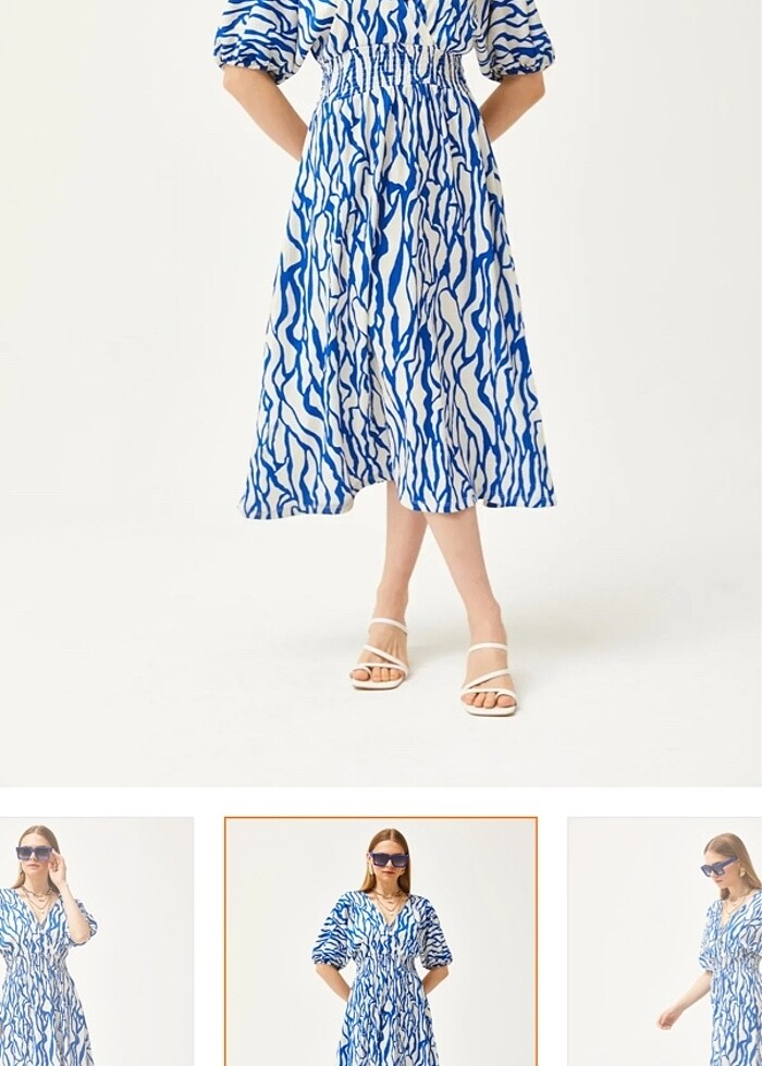 Mavi elbise - Görsel 4