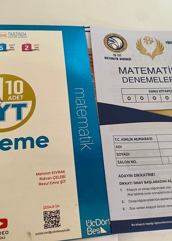 TYT Matematik 345 ve Bilgi Sarmal Branş Denemesi (6 adet)