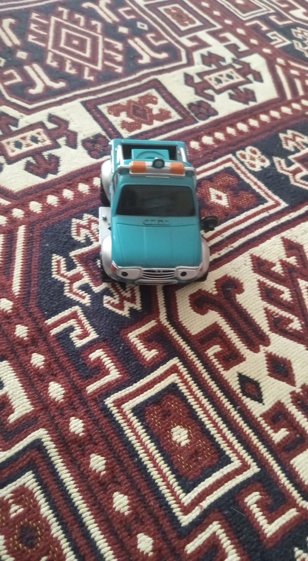 Turkuaz Renkli Oyuncak Araba - Görsel 3