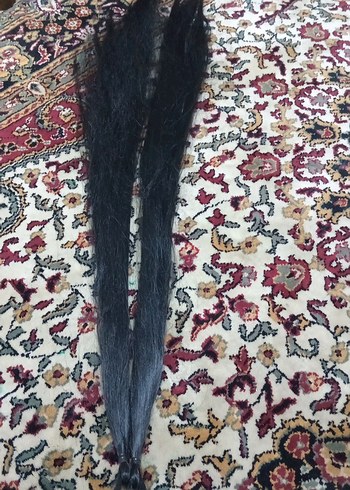 Siyah Püsküllü Bohem Saç Aksesuarı - Görsel 3