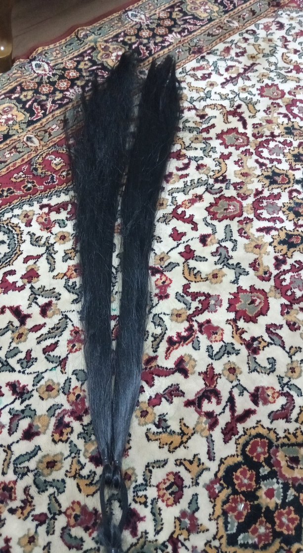 Siyah Püsküllü Bohem Saç Aksesuarı - Görsel 3