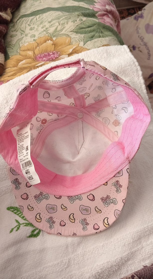 Nakışlı Dantel Detaylı Pembe Çocuk Şapkası - Görsel 3