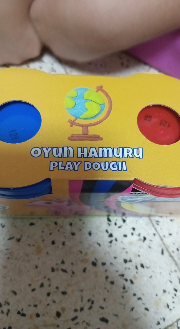 Renkli Eğitici Oyun hamuru 6adet - Görsel 2