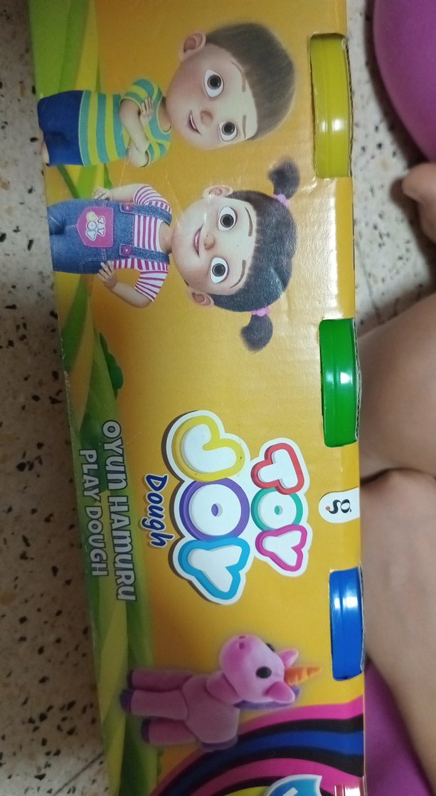 Renkli Eğitici Oyun hamuru 6adet - Görsel 4