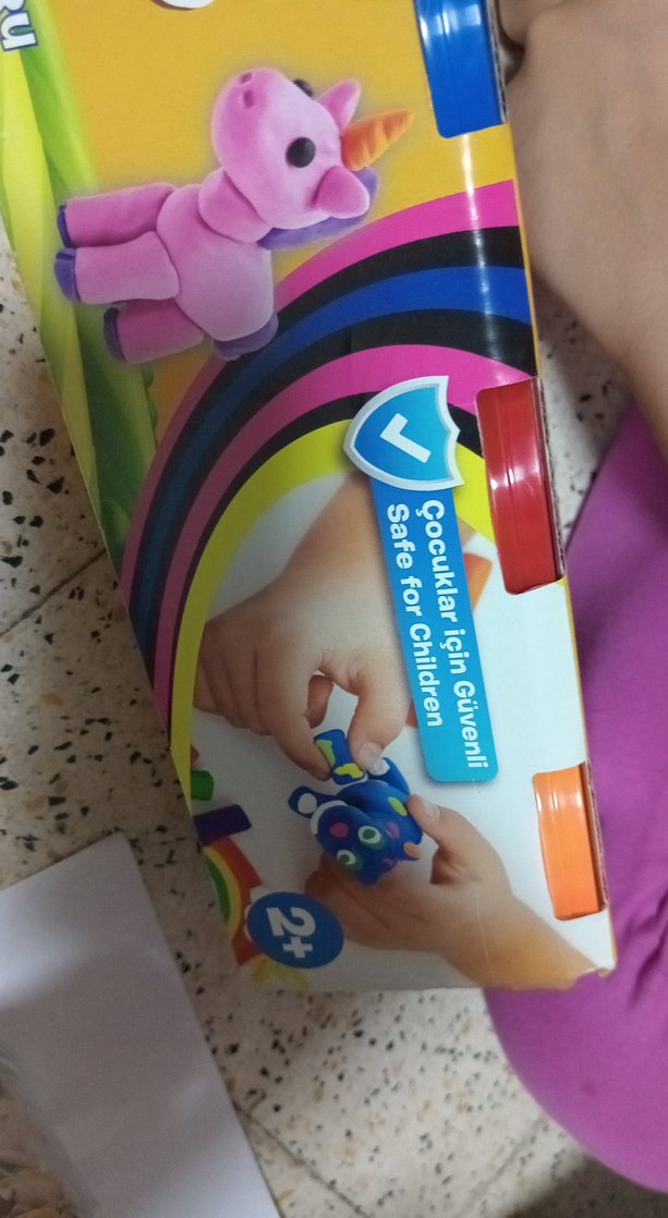 Renkli Eğitici Oyun hamuru 6adet - Görsel 3