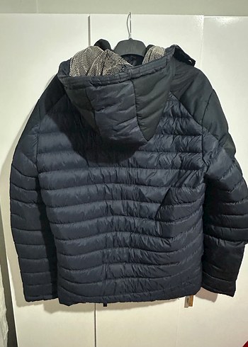 Columbia Marka Lacivert Erkek Şişme Mont, Fermuarlı, - Görsel 2